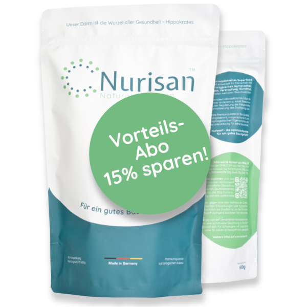 Nurisan® - Dein darmoptimiertes Superfood bei Reizdarm 600g <b>VORTEILS-ABO</b>